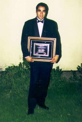 Chava en su graduacion